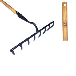 De Wit Bouwhark 8 Tands Gesmeed Met Steel 170x3,2cm