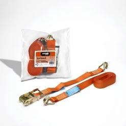 Spanband Met Ratel + 2 J-haken - 35mmx6m / 2000kg