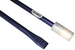 De Wit Stootijzer 140 X 2,8 Cm Geheel Rond Met Nylon Dop En Beitel