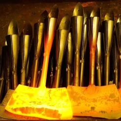 De Wit Schoffel Rond Betuws Model 12 Cm / 14 Cm / 16 Cm / 18 Cm / 20 Cm / 22 Cm / 24 Cm Zonder Steel -Tuingereedschap Verkoop de wit gesmede schoffels 14