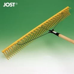 JOST Gras-/Egaliseerhark 48T Gebogen 24T Haaks 94cm - Met Steel