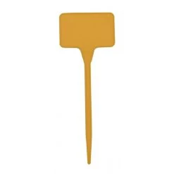 Plaatetiketten Rechthoekig C 15cm 3,5x5,5cm Recht - 100st Geel