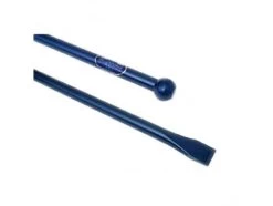 De Wit Stootijzer 120 X 2,8 Cm Geheel Rond Met Knop En Beitel